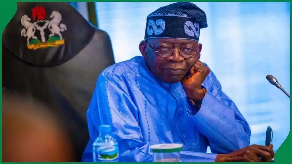 Drama As President Calls Himslef Governor Bola Tinubu (Video)