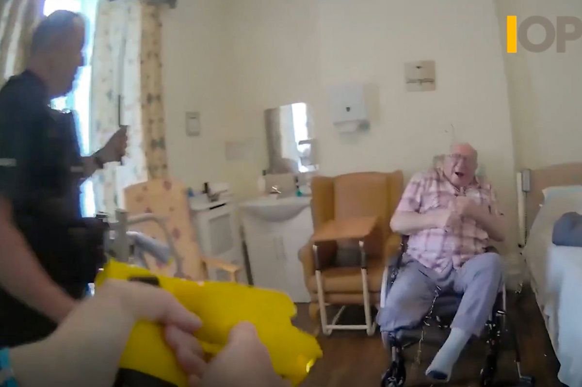 Defiant response of cop who Tasered amputee, 92, just weeks before he died