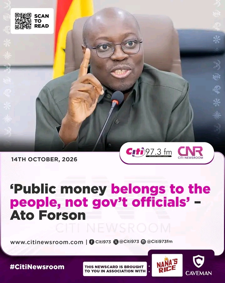 Finance Minister Dr.Ato Forson Has Urged Public Officials To Account For Every Cedi Entrusted To The