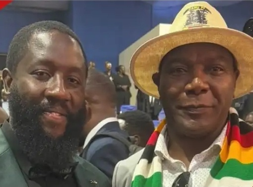 Wicknell Chivayo’s Brother G6 Makes Surprise Appearance at Mnangagwa’s Dinner Two Days After Burial