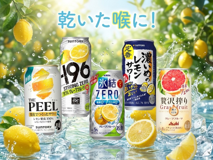 夏を満喫！爽やかチューハイ特集