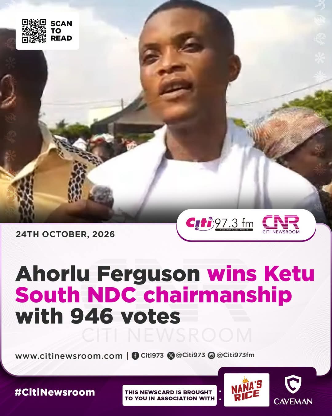 Tovor elected NDC Ketu North Constituency Chairman