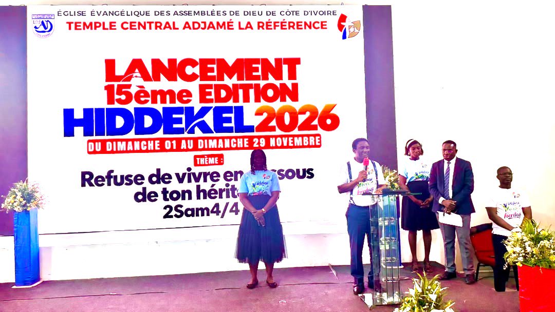 Hiddékel 2026 : L’Église des Assemblées de Dieu d’Adjamé consacre un mois au jeûne et à la prière