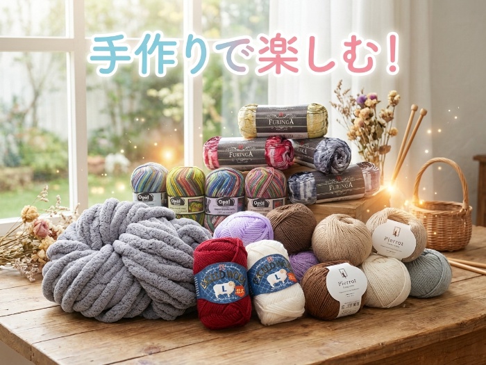 あなたの手編みプロジェクトを彩る5つの毛糸