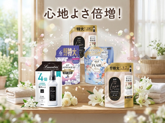 日常をランクアップ！贅沢な柔軟剤で洗濯タイムを楽しもう