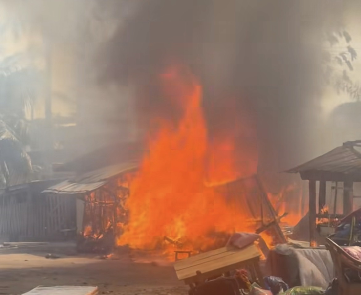 Fire Outbreak Destroys Several Structures At Abeka Junction