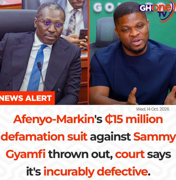 Court Crushes Afenyo-Markin’s Massive GH¢15M Suit Against Sammy Gyamfi