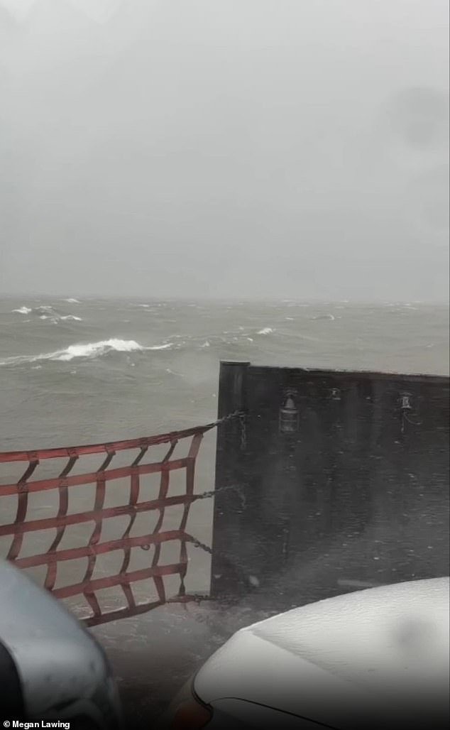 Nightmarish Outer Banks ferry ride during storm so violent it cracked car’s windshield and started flooding vehicle with water