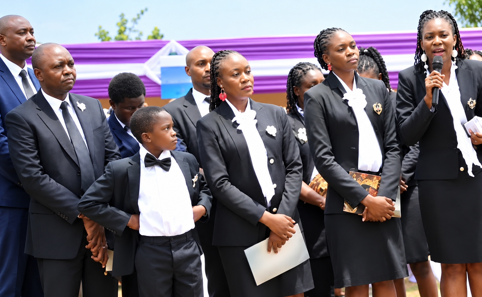 Kenyan Woman Lectures Sister At Burial After Texting Her Mother Asking Rent While In Hospital Bed