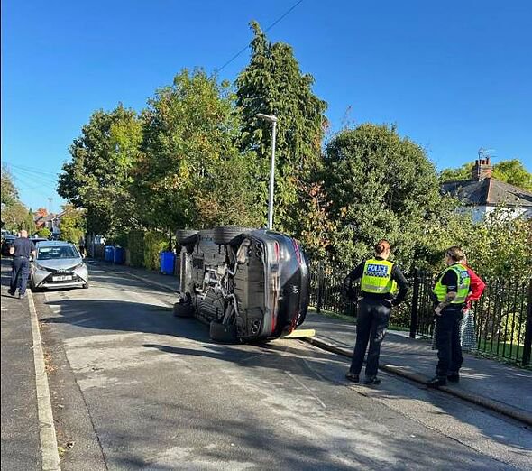 Premier League star flips car in scary incident just weeks after team-mate’s horror crash