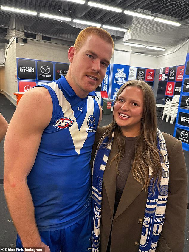 AFL WAG Chloe Pink shares baby heartbreak with husband Toby as she reveals embryo transfer ‘didn’t stick’