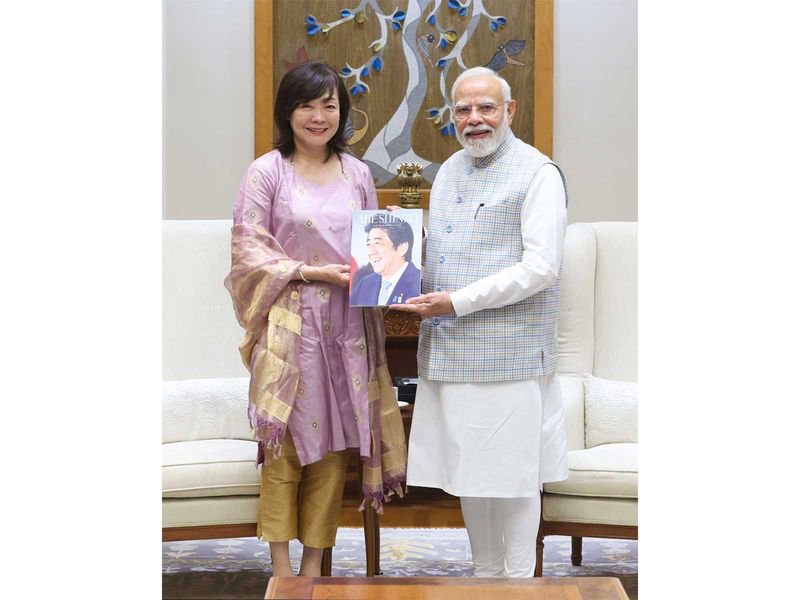 PM Modi meets ex-Japan PM Shinzo Abe’s wife, calls late leader “visionary” who took India-Japan ties to new heights