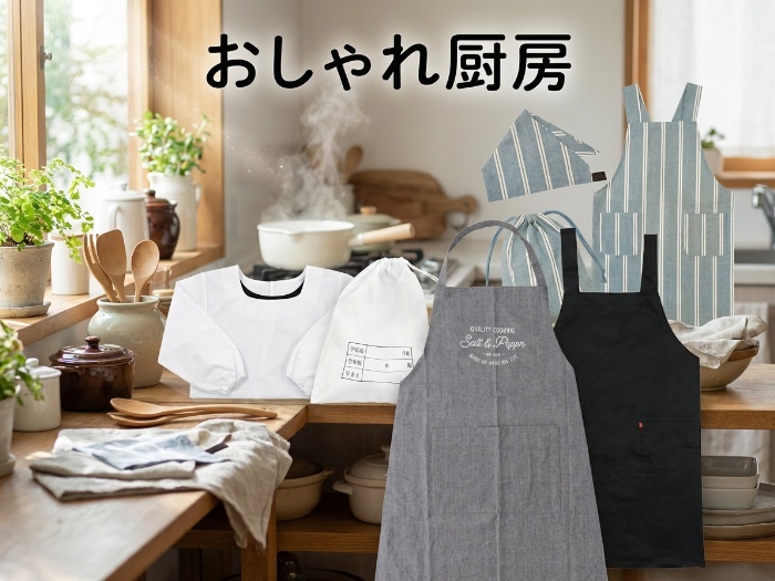 手軽に気分を上げる！トレンドのエプロン特集