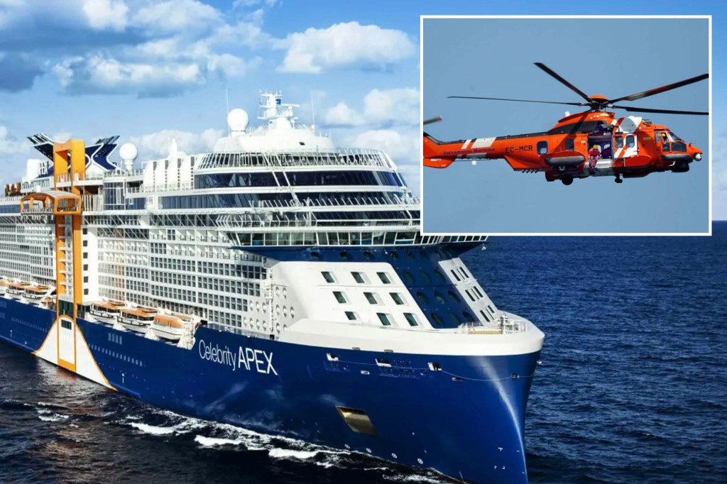 Brit cruise passenger evacuated from ship and airlifted to hospital after ‘medical emergency’ off coast of Spain