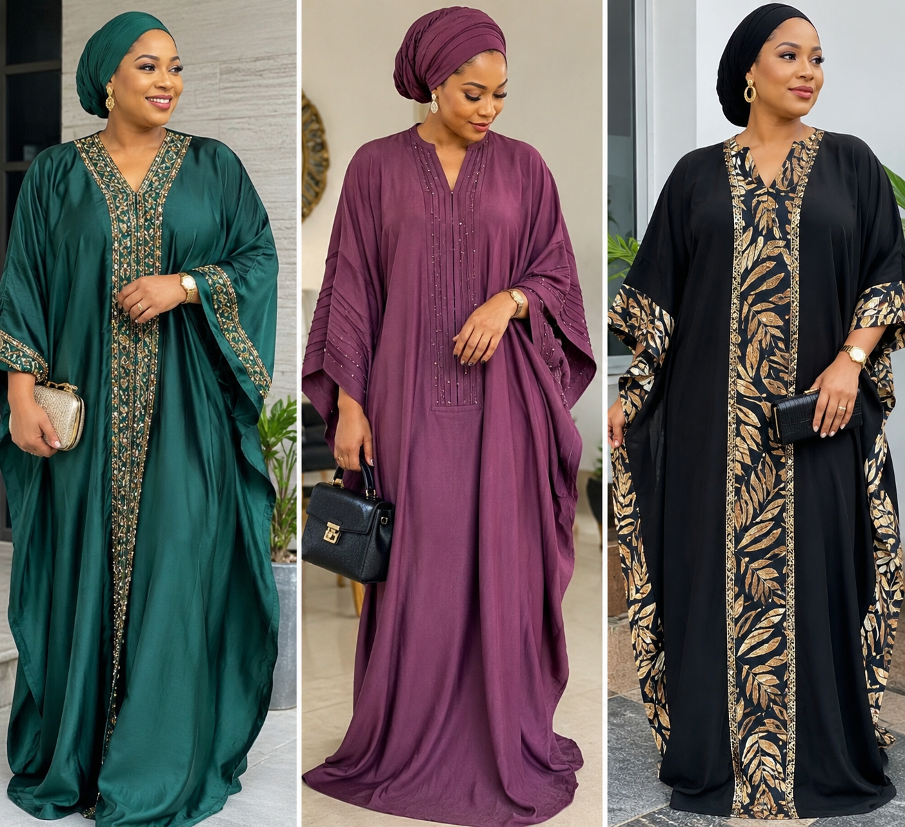 Sophisticated Kaftan Gown Designs Married Women Can Recreate for a Refined Look