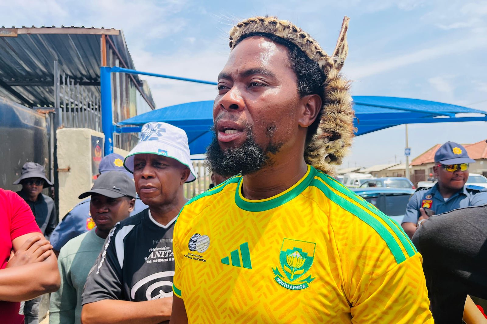 Activist Ndabandaba leads Daveyton march urging foreign shops to close
