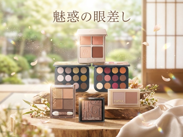 美しさを引き立てる最新アイシャドウパレット特集
