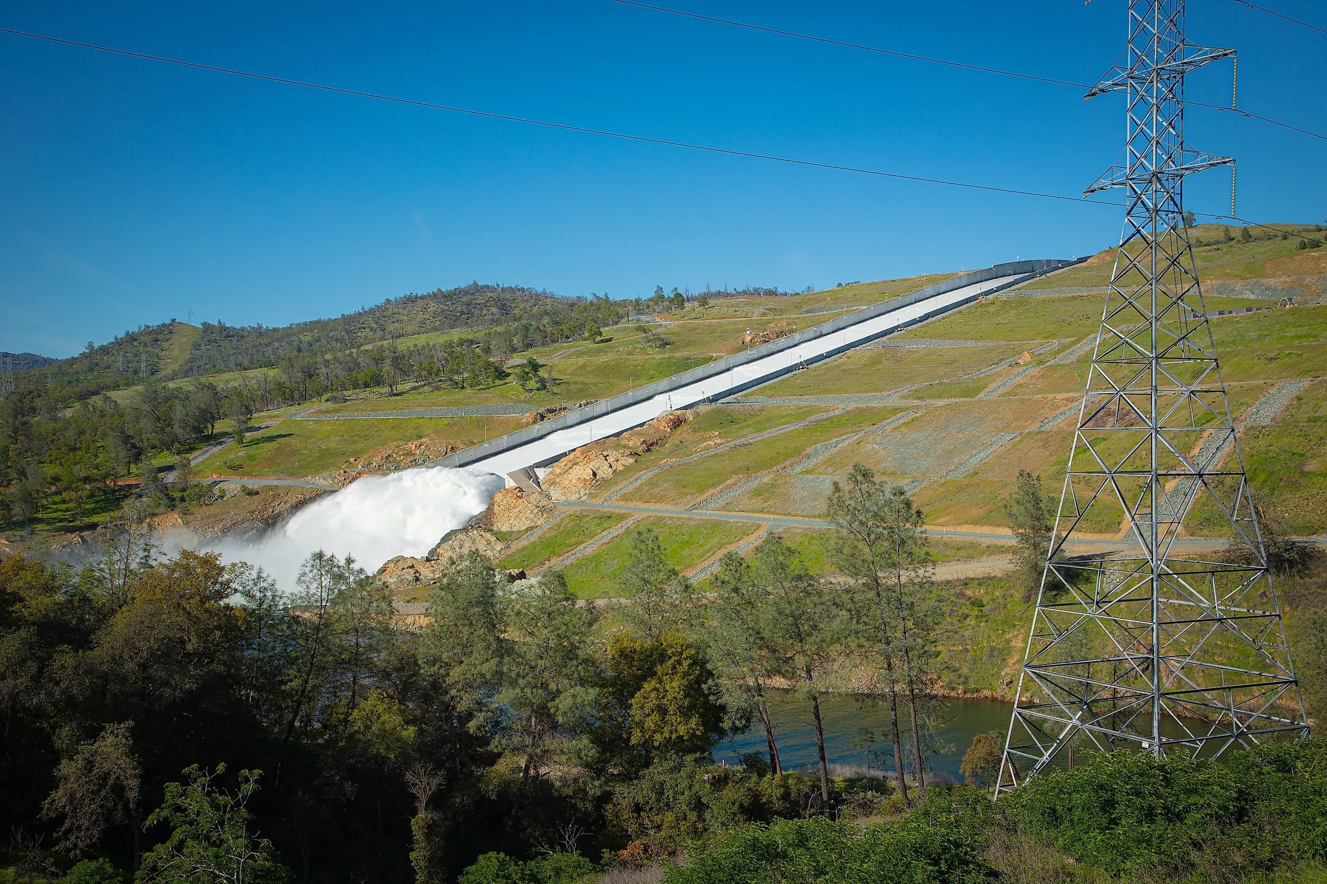 The Tallest Dam Spillway In America
