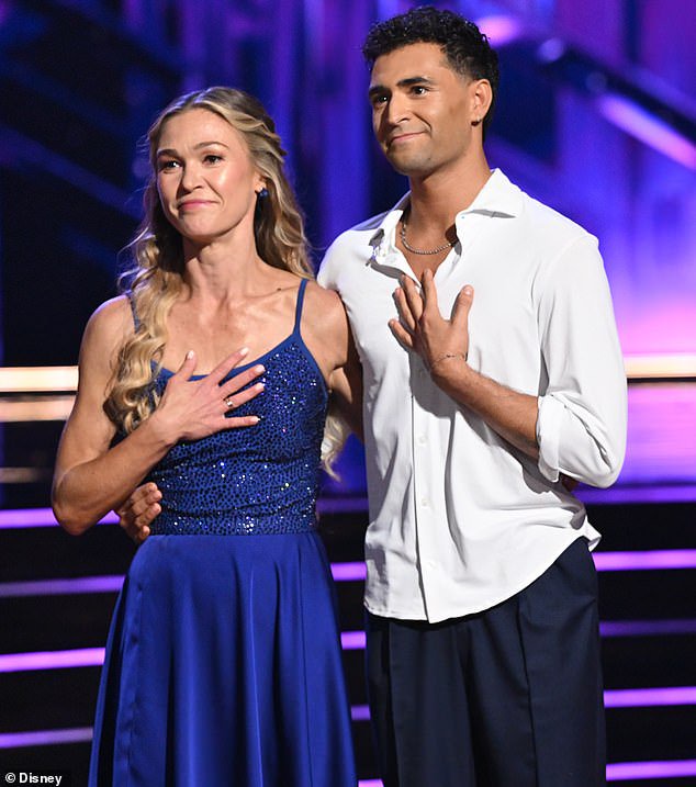 DWTS fans left in tears as Julia Stiles pays emotional tribute to late co-star Heath Ledger before shock elimination news