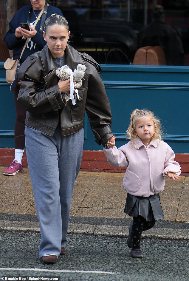 Molly-Mae Hague looks stylish as she enjoys some quality time with daughter Bambi after revealing her £3.8million Cheshire mansion is still lying empty despite rental offers
