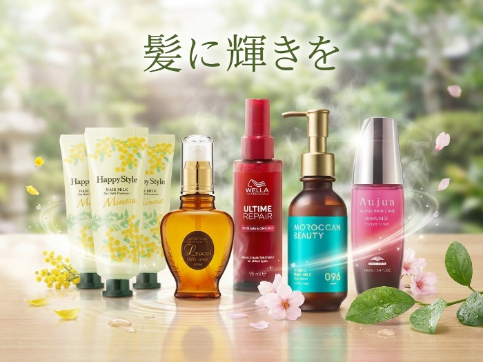 あなたの髪に魔法をかける日常ケアアイテム特集