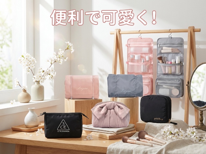 旅行や日常に役立つ！おすすめ化粧ポーチ特集