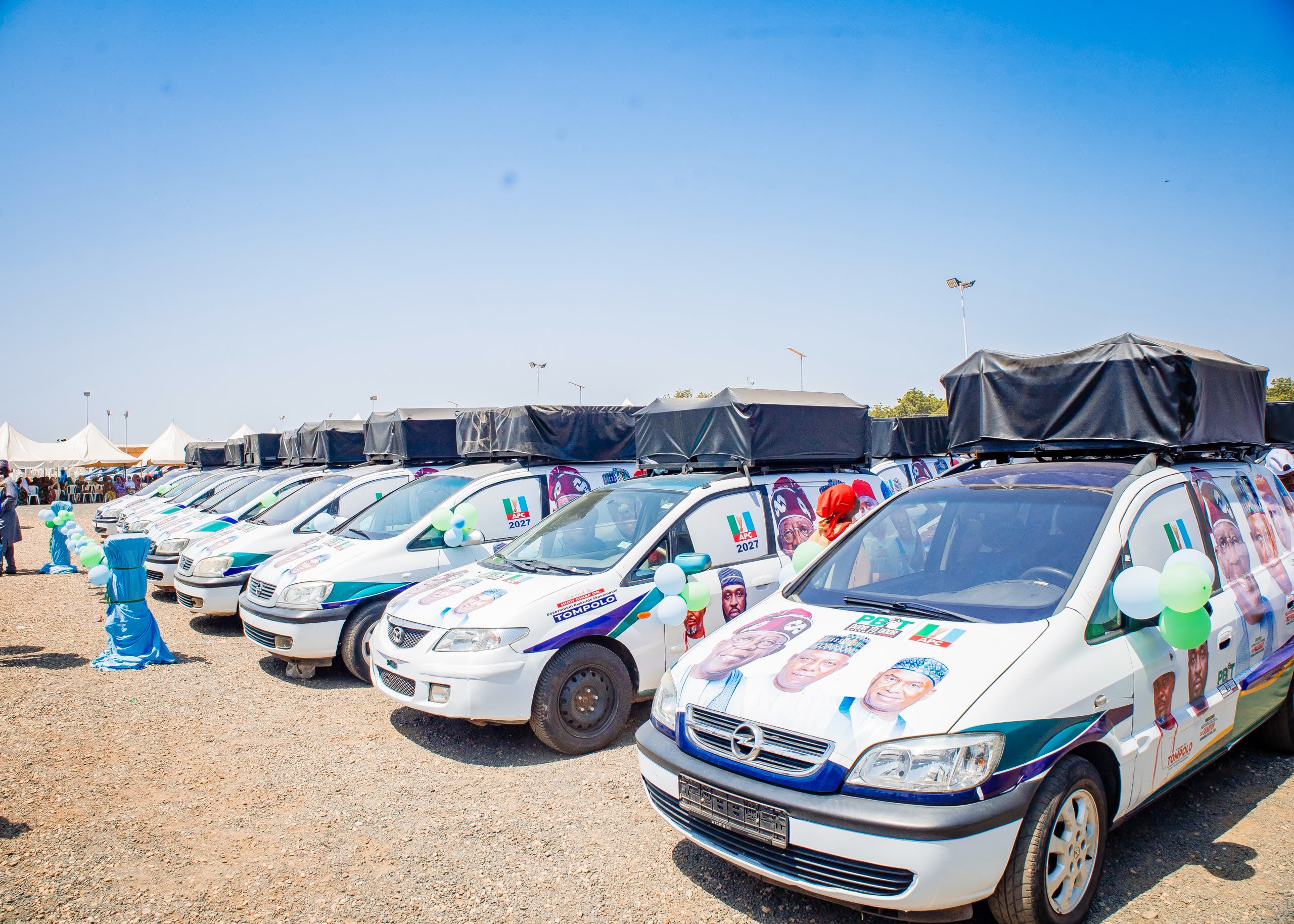 2027: Tompolo Strengthens Tinubu’s Re-election Drive In Adamawa, Presents 35 Campaign Vehicles