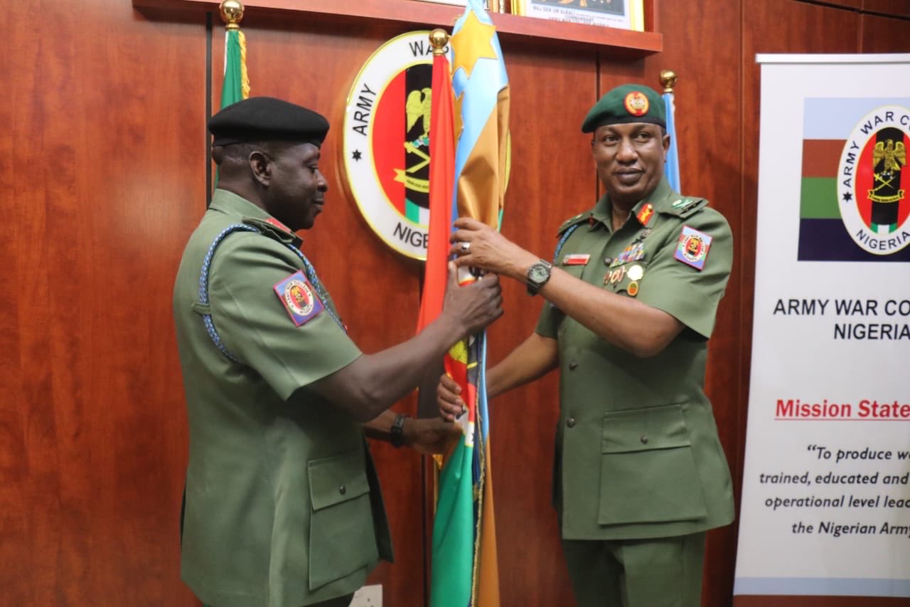 Army War College Gets New Commandant As Major General Alkali Hands Over