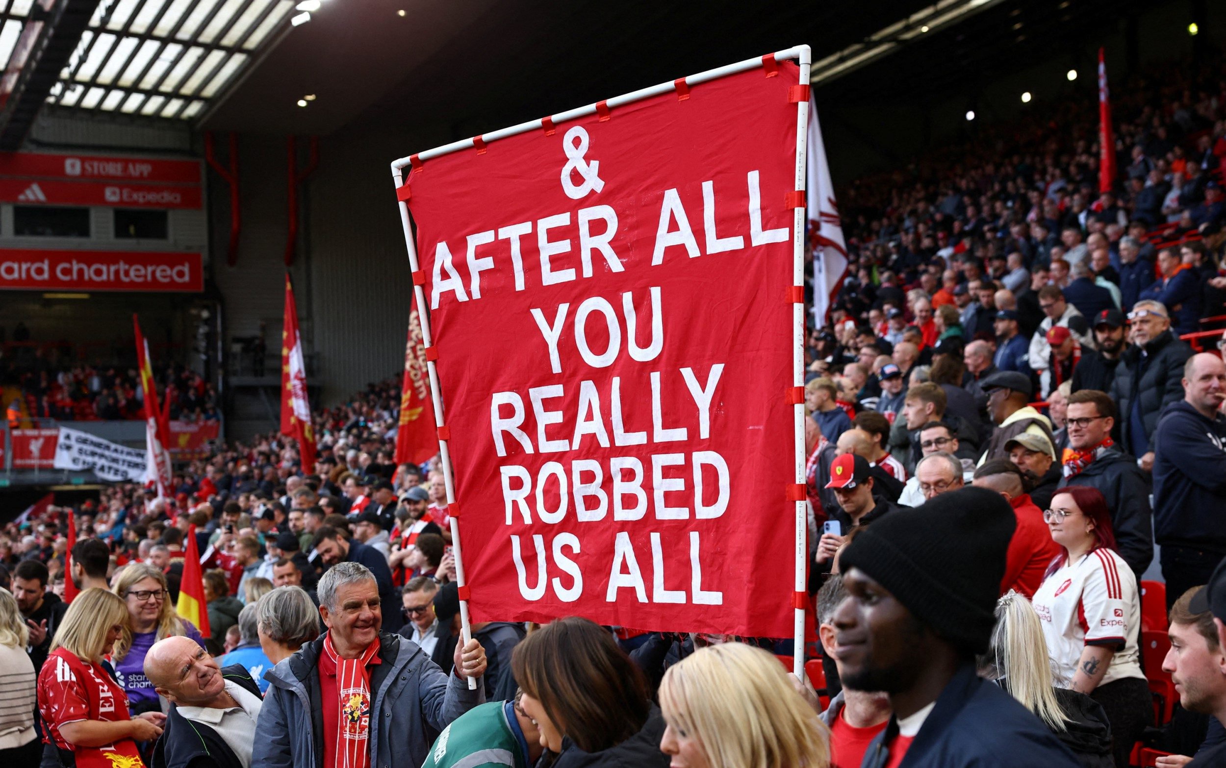 I was on the Kop for Man City’s furious welcome, then something changed