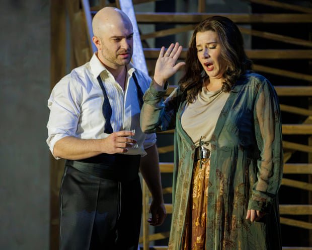 Eugene Onegin review – passion and pathos as Tchaikovsky’s opera is dragged into the oligarch era