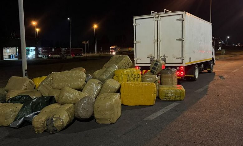 Three arrested after R12 million dagga bust on N4