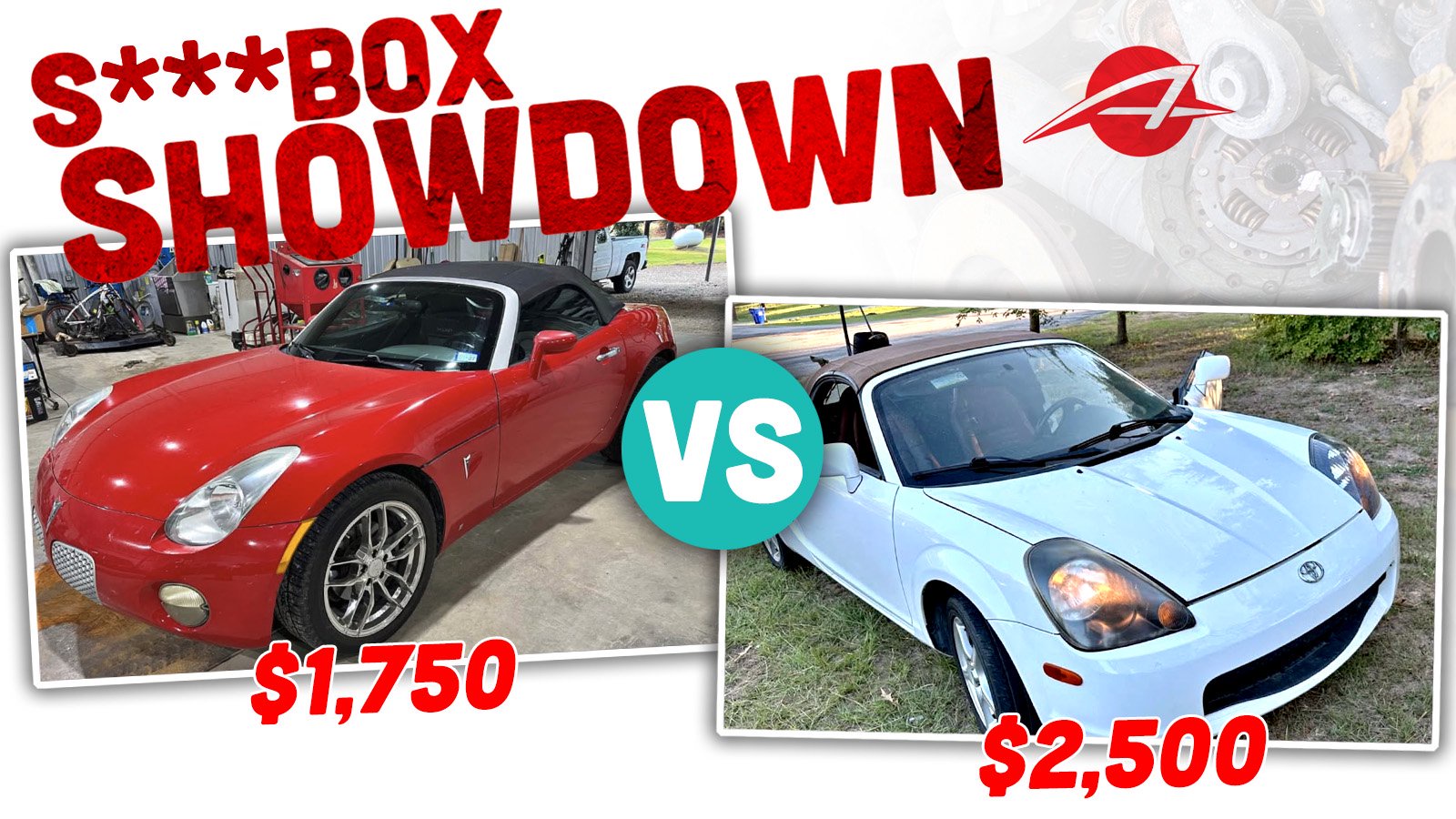 Choose Your Not A Miata: 2007 Pontiac Solstice vs 2001 Toyota MR2 Spyder