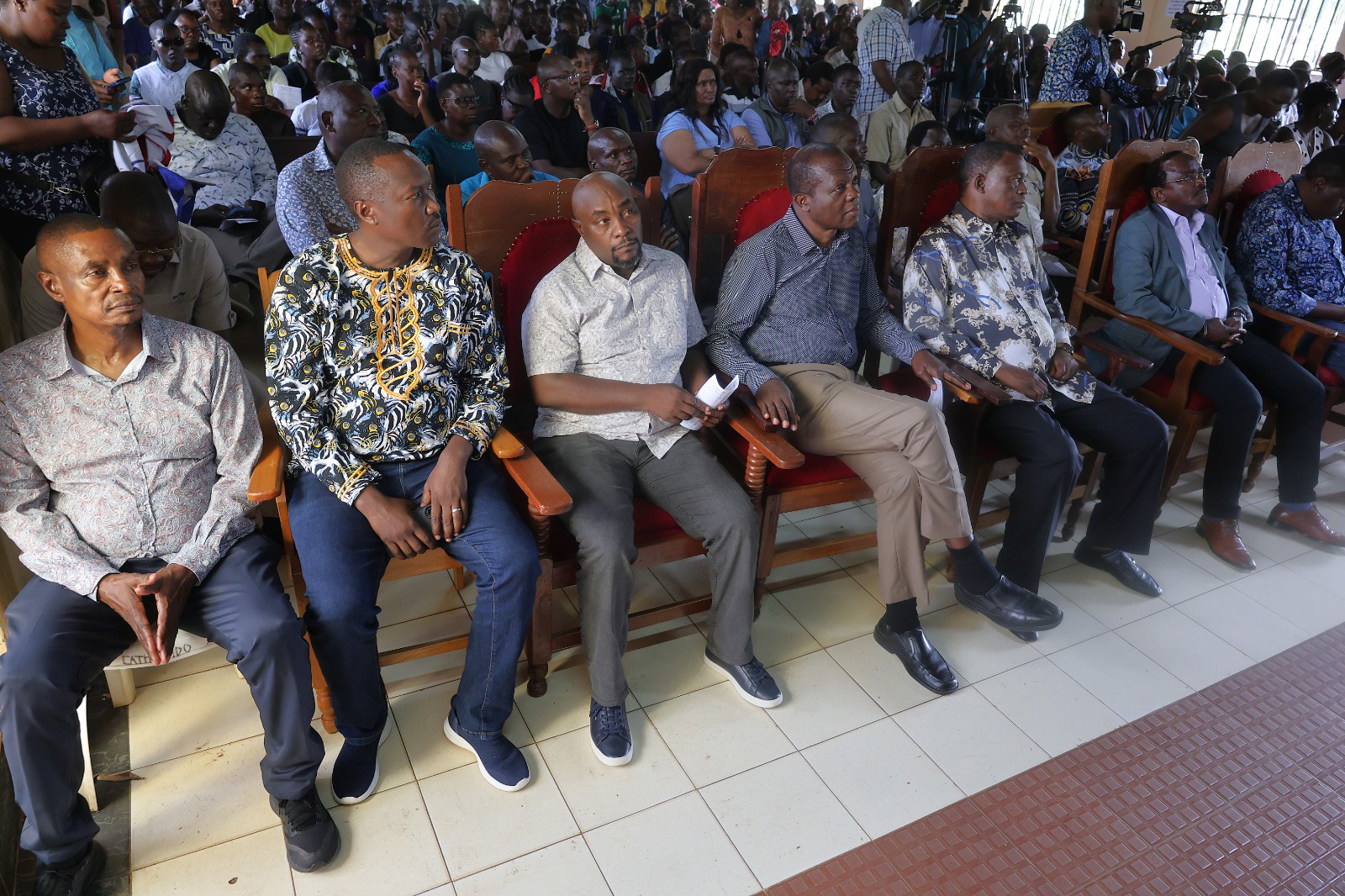 What Bold Bishop Kodia Told Kalonzo, Muturi After They Showed Up in Bondo For Church Service~Video