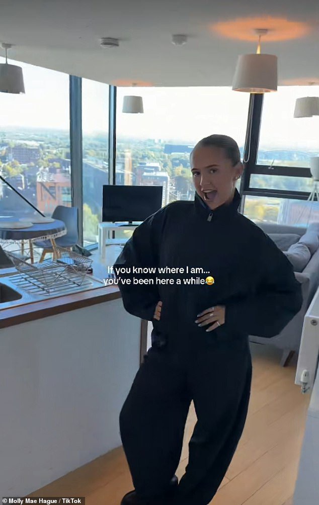 Molly-Mae Hague returns to her humble first flat in Manchester