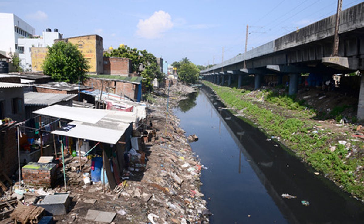 Drones spray larvicide over Cooum, Buckingham Canal