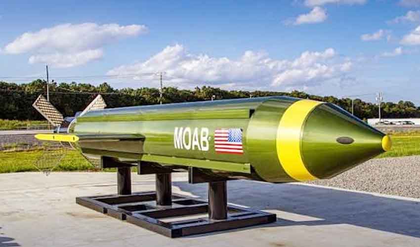 US plans potential use of ‘mother of all bombs’ against Iran