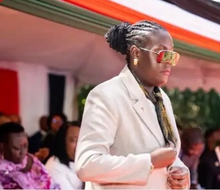 Winnie Odinga Steals the Spotlight at Wedding Abroad With Elegant Maroon Designer Outfit