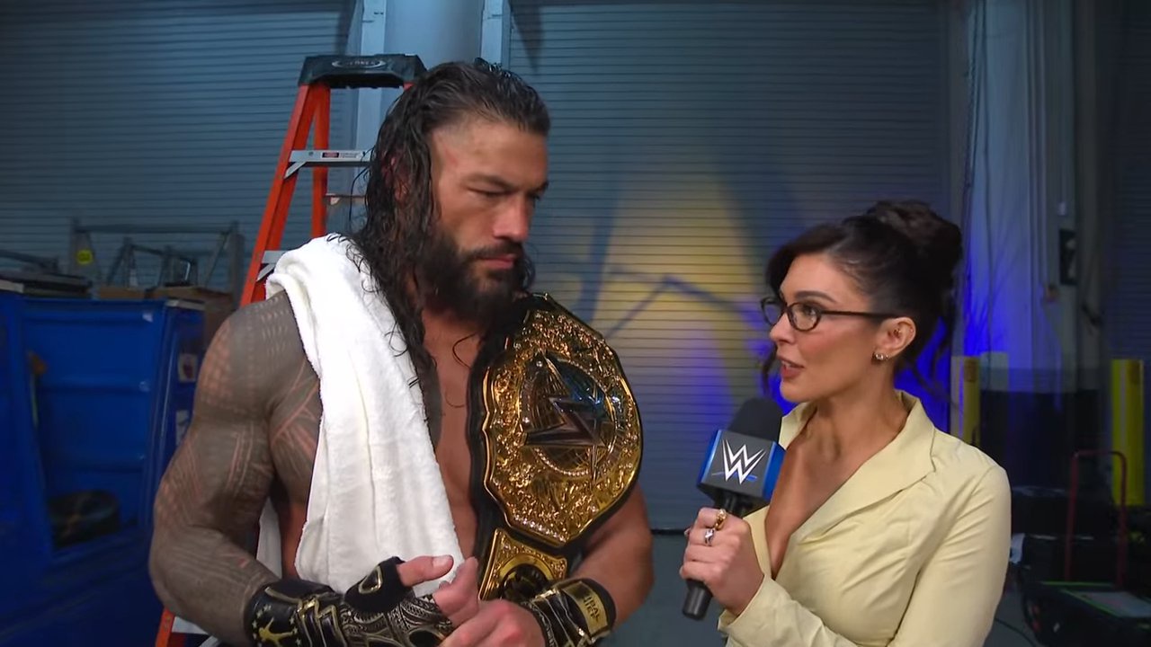 Roman Reigns On LA Knight: I Gotta Give Him His Respect. He Runs His Mouth, But He Came In There And He Backed It Up. He Just Ran Into A Better Competitor Today