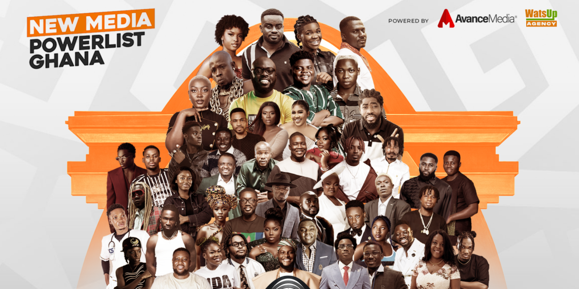 2026 New Media Powerlist Ghana announced: Influencers and creators ranked