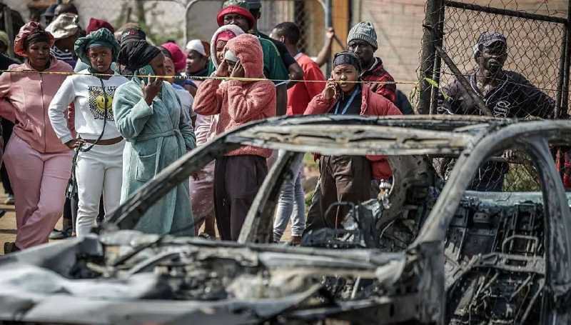Two mass shootings in South Africa leave 28 dead
