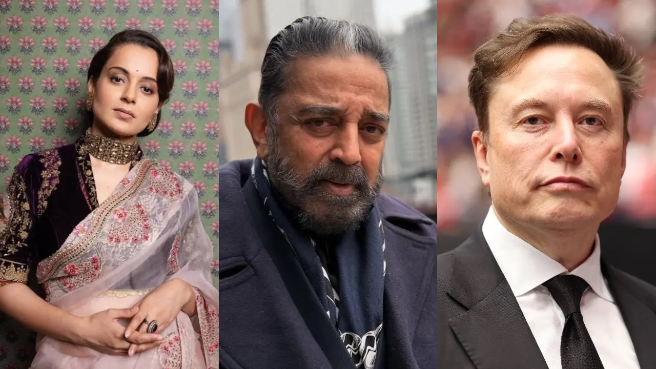Kangana Ranaut reacts to Kamal Haasan’s sharp jibe at Elon Musk over Starlink licence comment