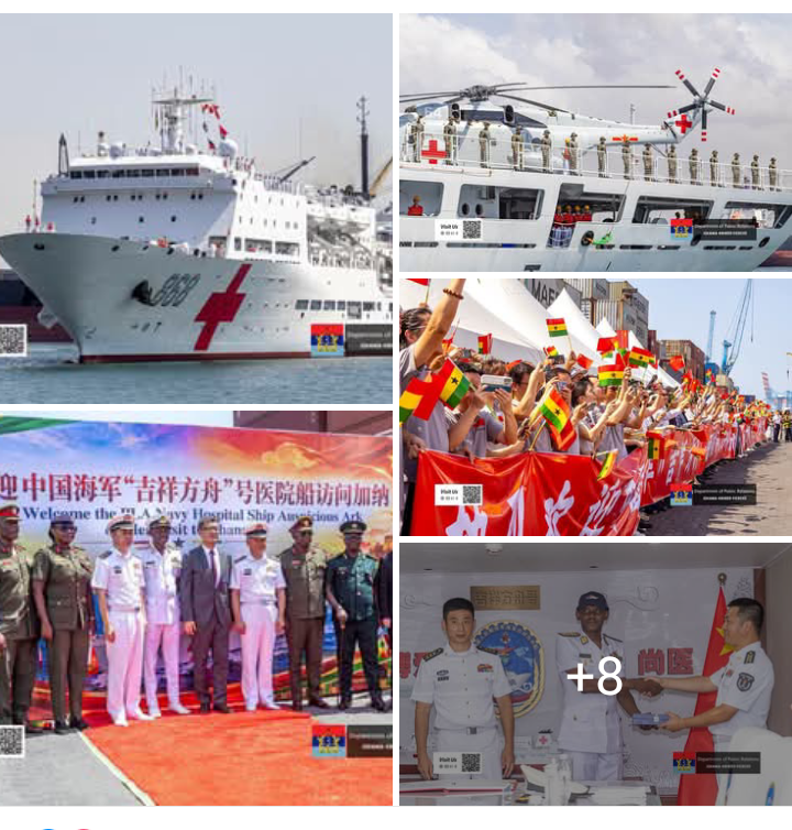 How is the govt doing these things as another Hospital ship Arrived at Tema Port for medical mission