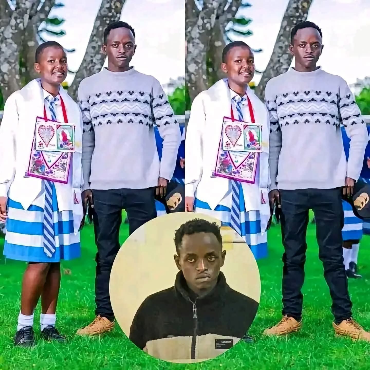 Love or protection? The resurfaced photo of Joy Wangui and her boyfriend