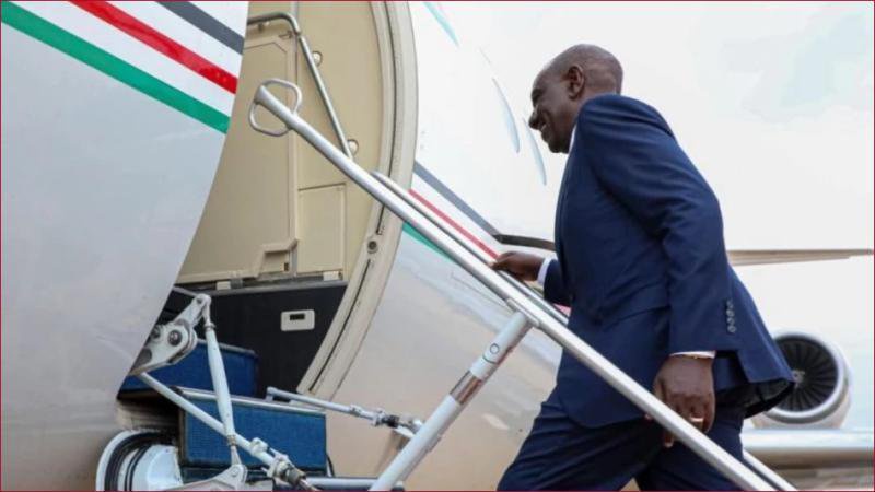 Ruto Flies Out to Zimbabwe [Details]