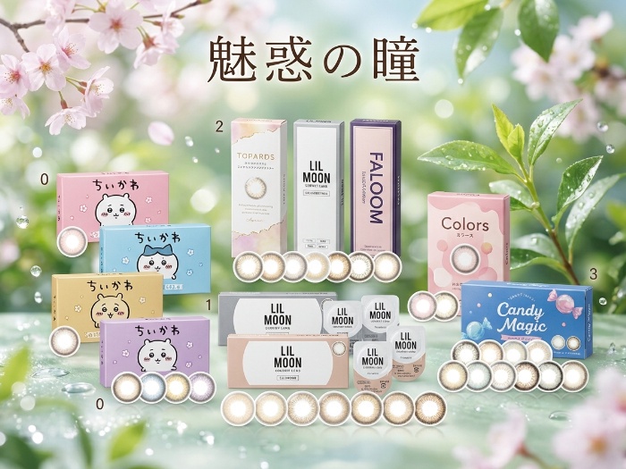 魅力的な瞳を叶えるカラコン特集