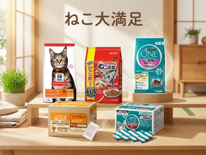 愛猫の毎日を支える厳選ドライフード5選