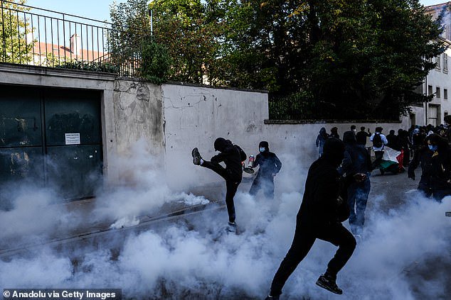 France braces itself for a day of carnage with tens of thousands expected on the streets as trade unions join far-left ‘student protests’