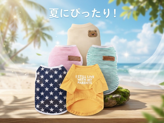 愛犬のための素敵なファッションアイテムを見つけよう！