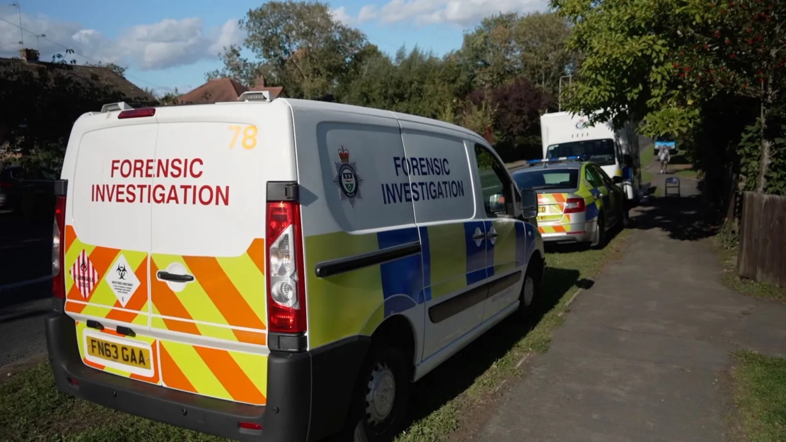 Father and son, 15, stable after masked men attack