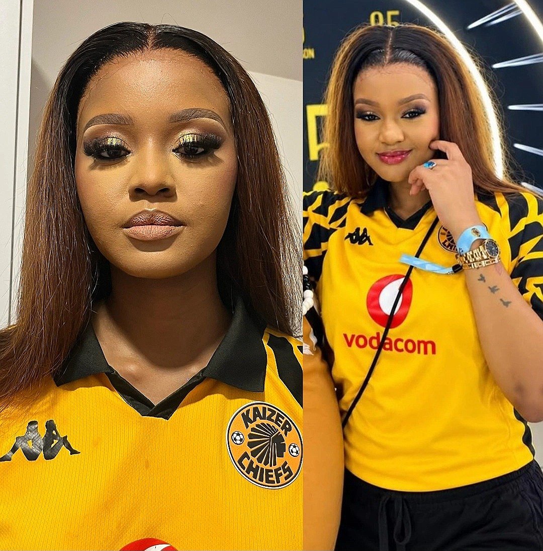 Babes Wodumo rocking a Kaizer Chiefs jersey_Opinion